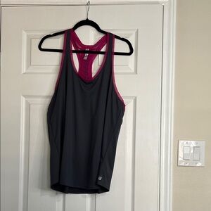 Fabletics Pink Mesh Athletic Top